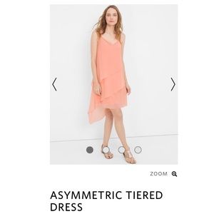 White House Black Market Asymmetric Tiered Dress